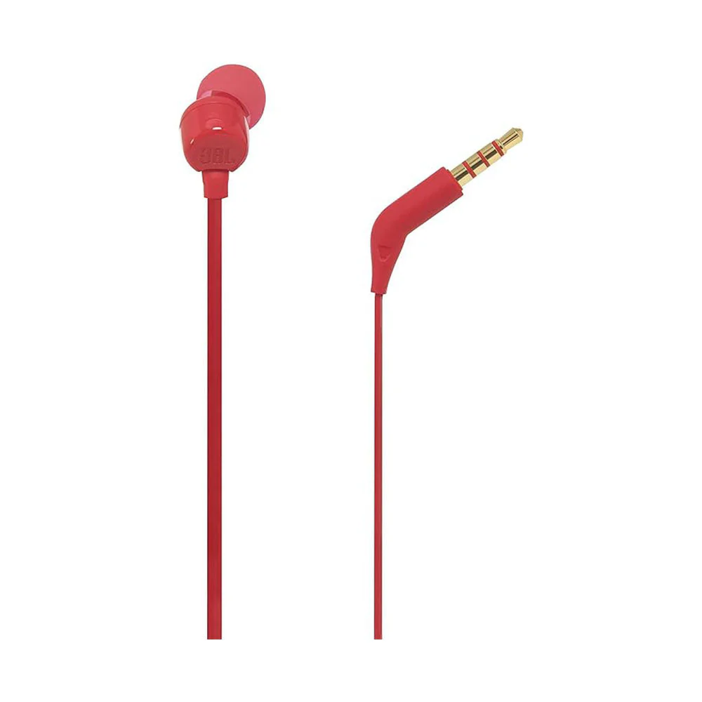 JBL TUNE 110 In-Ear Headphones with Mic (Black) - Image 2
