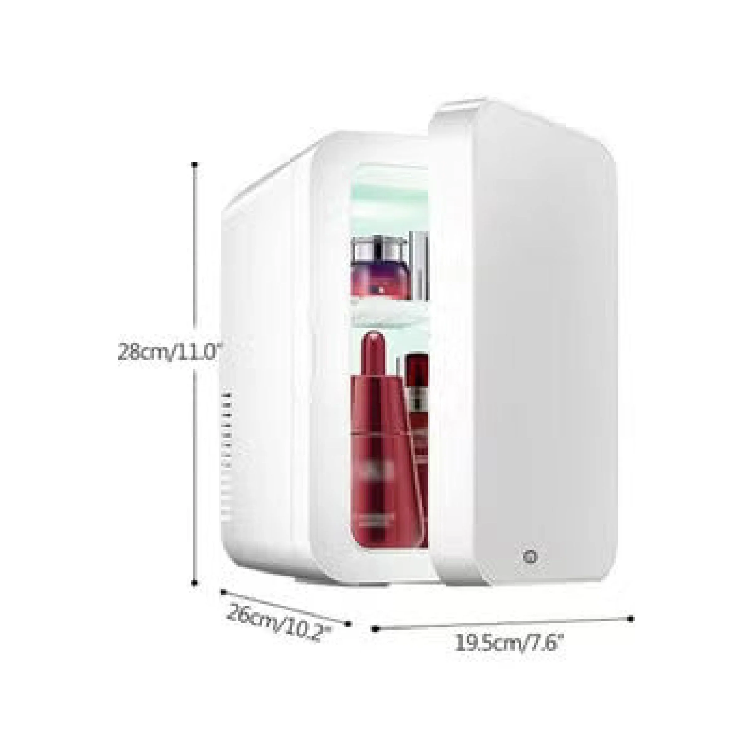 Mini Makeup Beauty Fridge With Mirror - Image 7