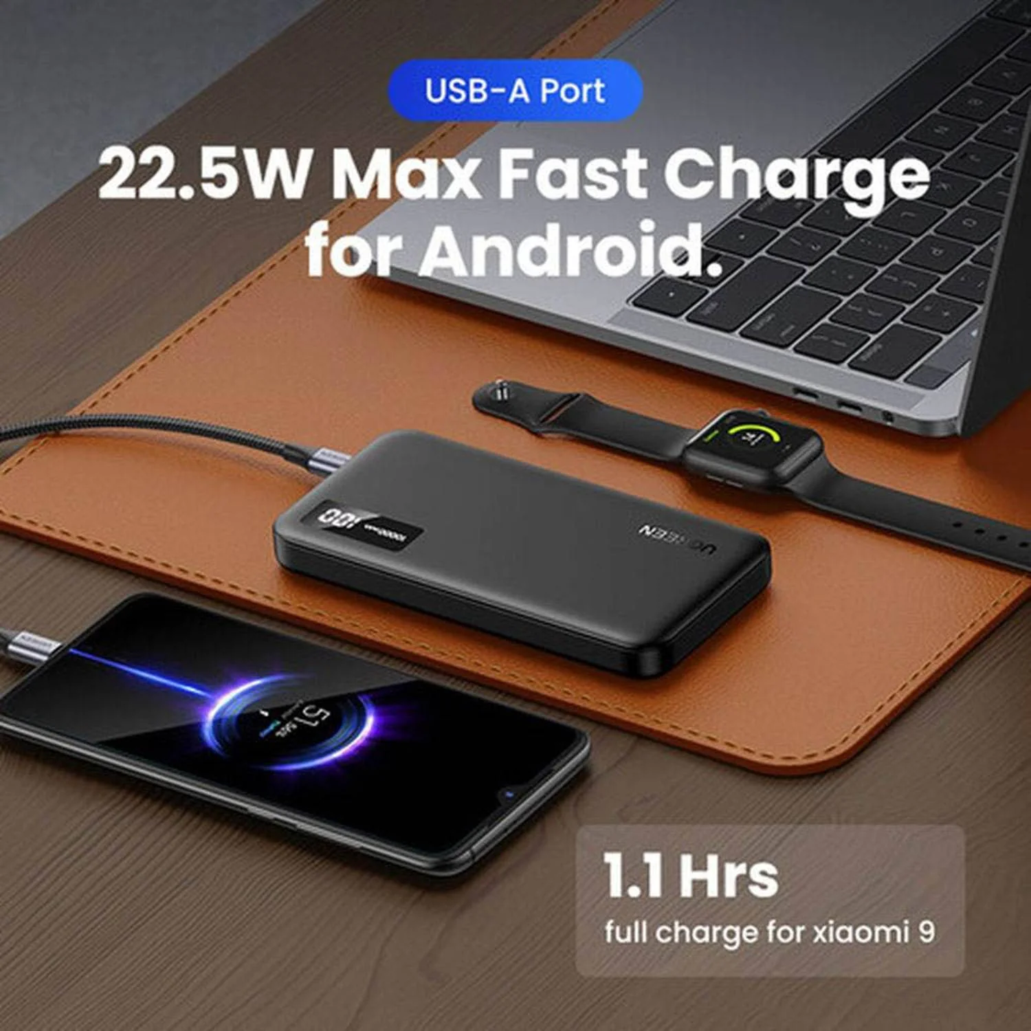 UGREEN 10000mAh Two-way Fast Charging Power Bank - Image 4