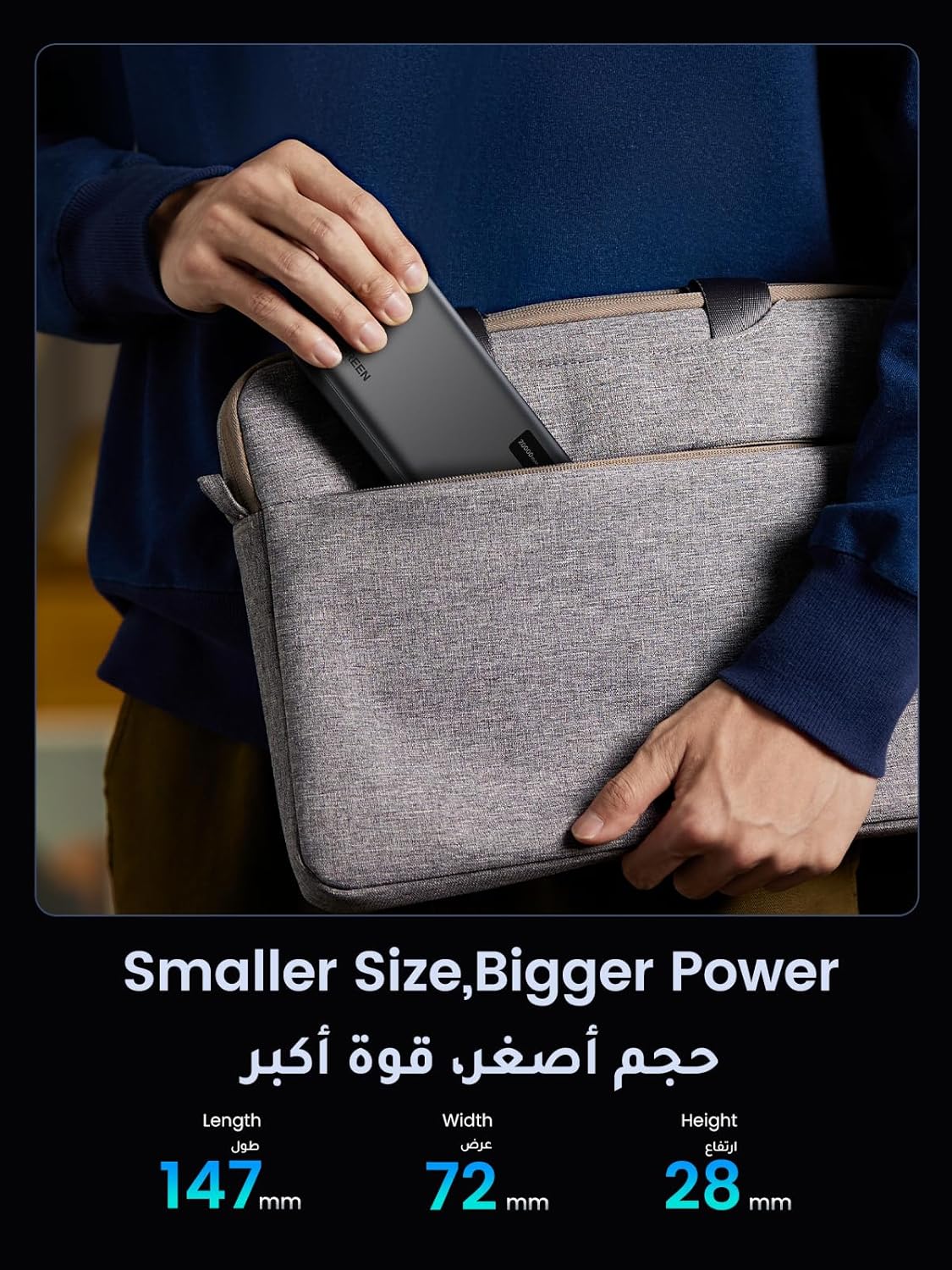 UGREEN 20000mAh Two-way Fast Charging Power Bank - Image 5